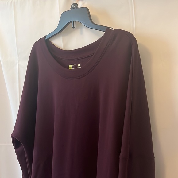 🔴 5 items for $25 Sale!  Xersion Loose Fit Purple Sweatshirt XXL - Picture 4 of 5
